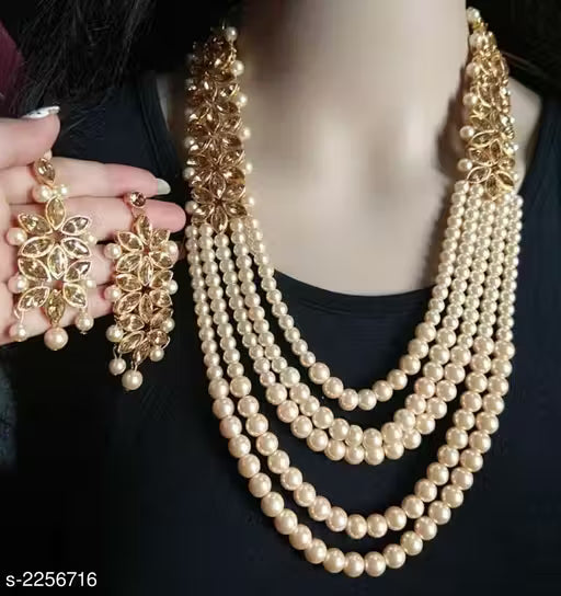 White beads necklace