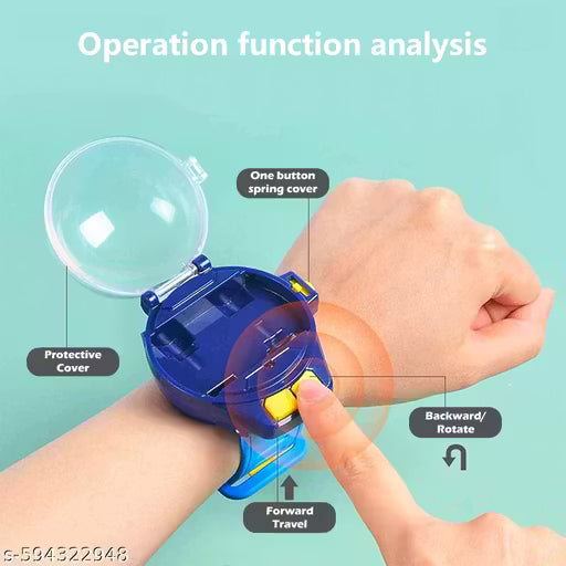 Wrist Watch Remote Control Car Toy | USB Rechargeable Mini Racing Car for Kids