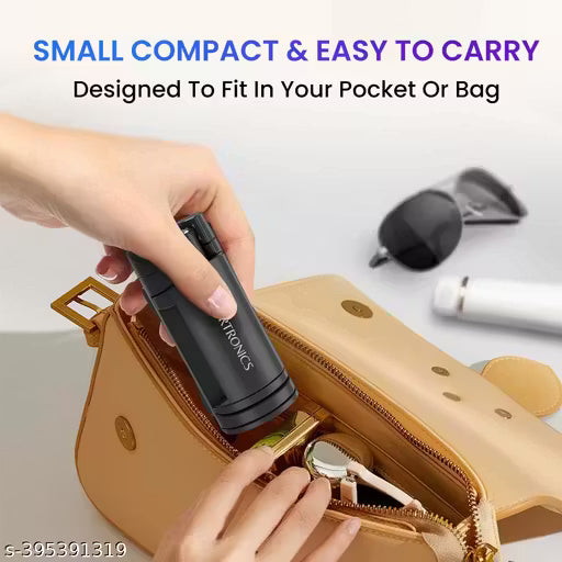 Portronics Mobot Clip 360?& Travel Friendly,Compatible with 4.5 to 6.9 inch Smartphones(Black)