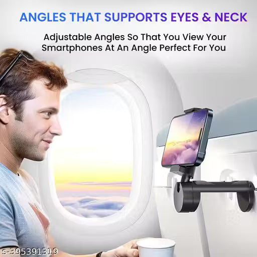 Portronics Mobot Clip 360?& Travel Friendly,Compatible with 4.5 to 6.9 inch Smartphones(Black)