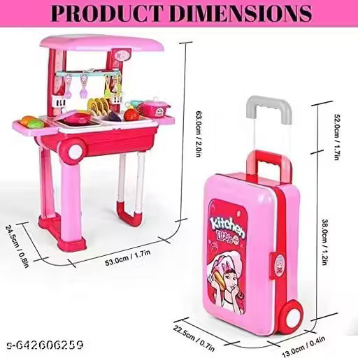 Kids Home play with suitcase