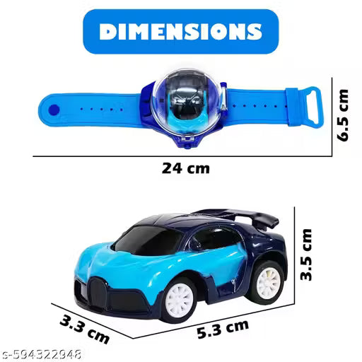 Wrist Watch Remote Control Car Toy | USB Rechargeable Mini Racing Car for Kids
