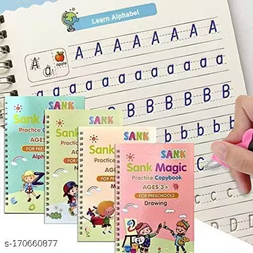 Kids handwriting notebook pack of 4