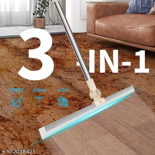 Heavy Duty Magic Broom Silicon Floor Wiper, Premium Floor Cleaning Squeegee, Perfect for Bathroom